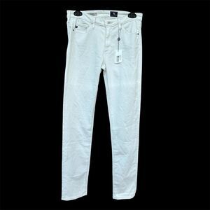 AG Adriano Goldschmied The Prima Mid Rise Cigarette Jean NWT Size 27 Light Gray